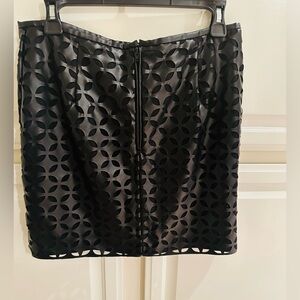 Vince Camuto Women's Faux Leather Mini Pencil Skirt